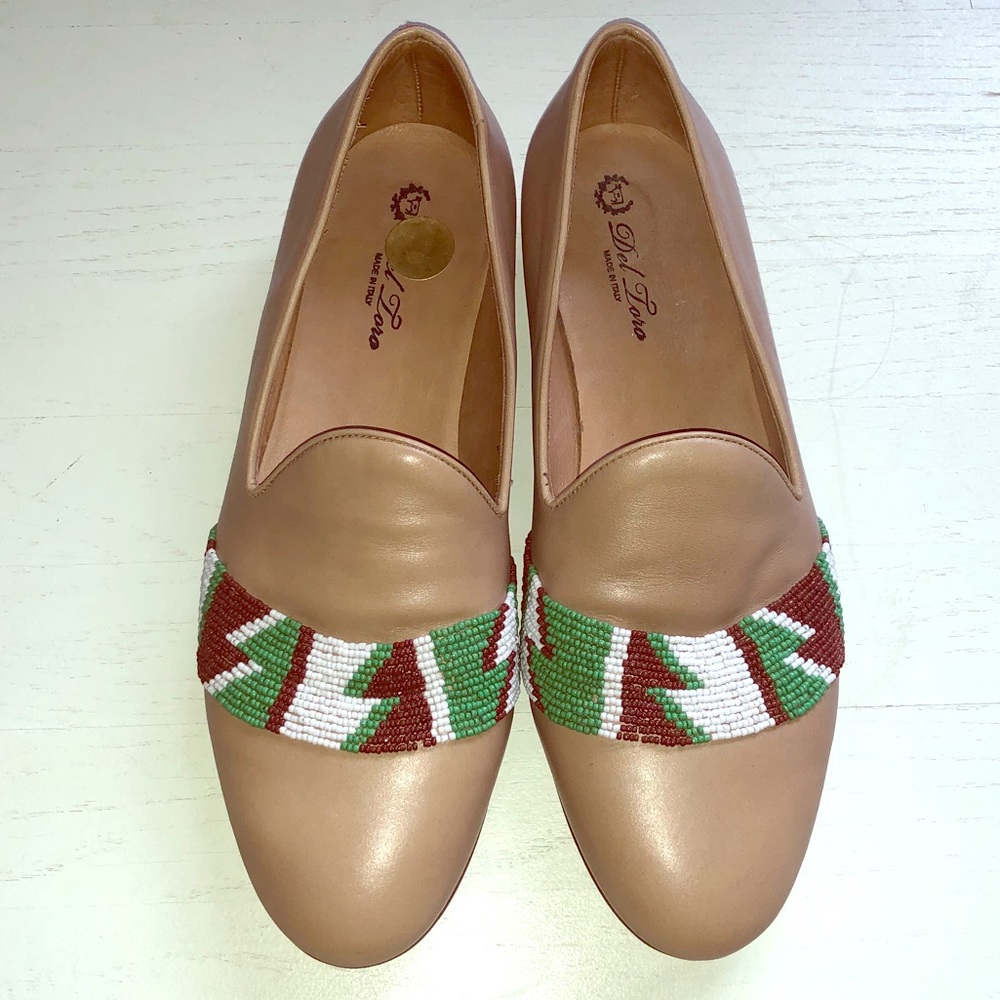 Del Toro Limited Edition Brown Leather Slipper